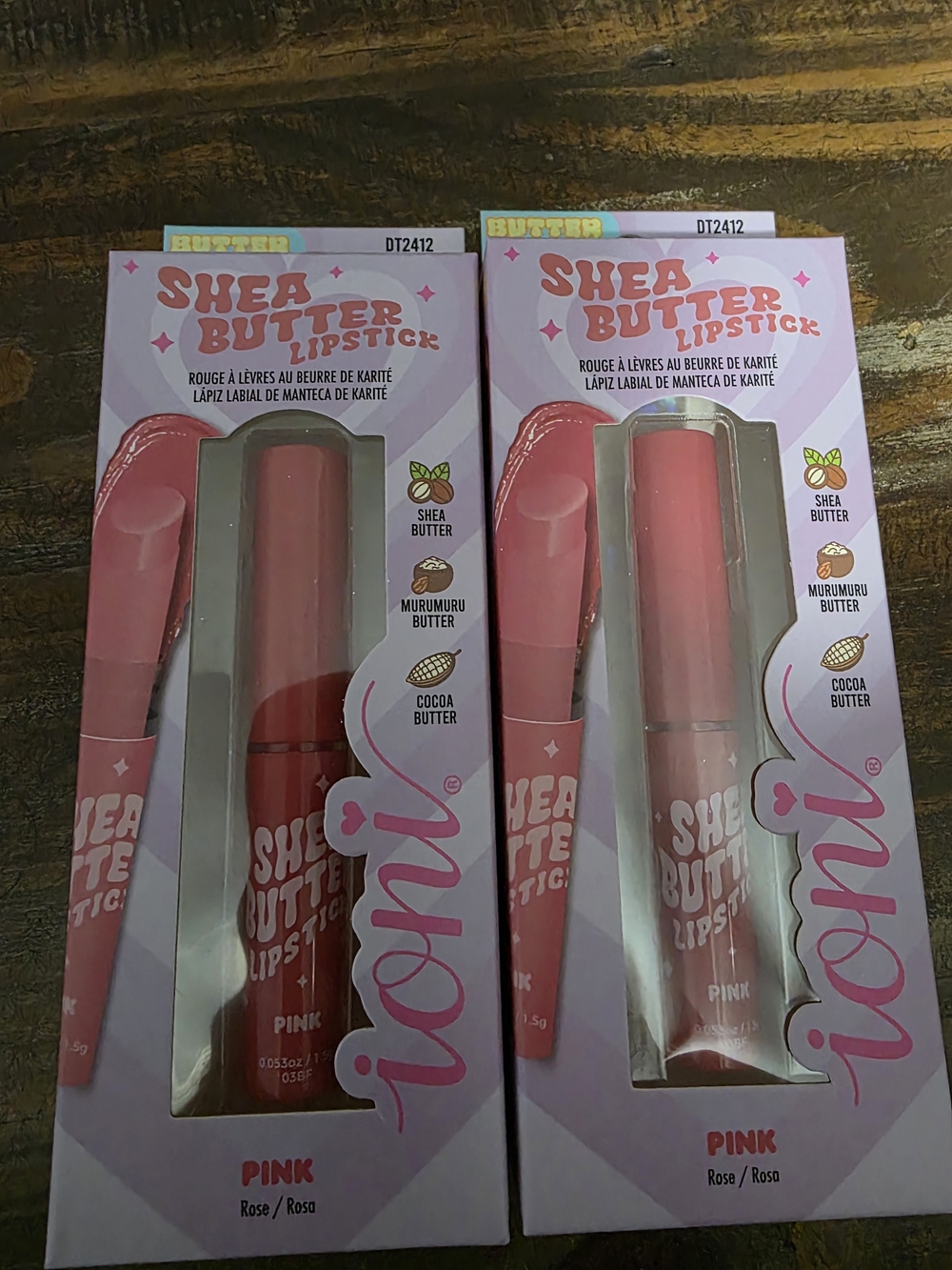 Ioni Shea Butter Lipstick NWT Bundle - Pink Rose